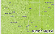 Physical 3D Map of Tulsa County