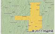 Savanna Style 3D Map of Tulsa County