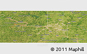 Satellite Panoramic Map of Tulsa County