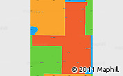 Political Simple Map of Tulsa County