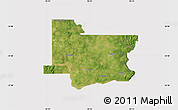 Satellite Map of Wagoner County, cropped outside