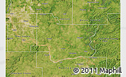 Satellite Map of Wagoner County