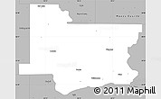 Gray Simple Map of Wagoner County