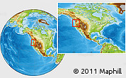 Physical Location Map of ZIP code 97030, within the entire country