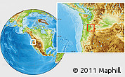 Physical Location Map of ZIP code 97030