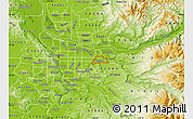 Physical Map of ZIP code 97030