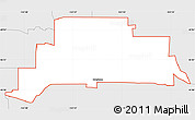 Silver Style Simple Map of ZIP code 97030