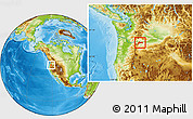 Physical Location Map of ZIP code 97058