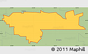 Savanna Style Simple Map of ZIP code 97080