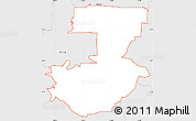 Silver Style Simple Map of ZIP code 97123
