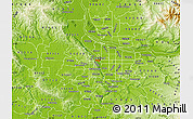 Physical Map of ZIP code 97205