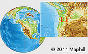 Physical Location Map of ZIP code 97222