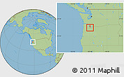 Savanna Style Location Map of ZIP code 97222
