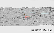 Gray Panoramic Map of ZIP code 97222