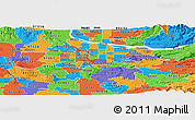 Political Panoramic Map of ZIP code 97222