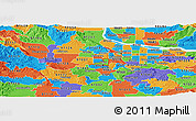 Political Panoramic Map of ZIP code 97223