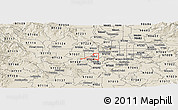Shaded Relief Panoramic Map of ZIP code 97223