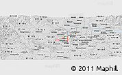 Silver Style Panoramic Map of ZIP code 97223
