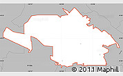 Gray Simple Map of ZIP code 97229