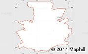 Silver Style Simple Map of ZIP code 97330