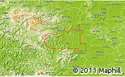 Physical 3D Map of ZIP code 97361