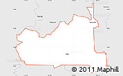 Silver Style Simple Map of ZIP code 97361