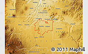 Physical Map of ZIP code 97756