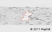 Silver Style Panoramic Map of ZIP code 97914