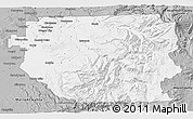 Gray 3D Map of Clackamas County