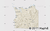 Shaded Relief Map of Clatsop County, cropped outside