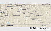Shaded Relief 3D Map of Deschutes County