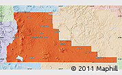 Political Map of Deschutes County, lighten