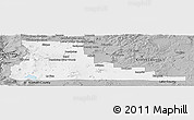 Gray Panoramic Map of Deschutes County