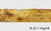 Physical Panoramic Map of Deschutes County