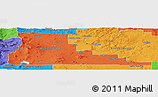 Political Panoramic Map of Deschutes County