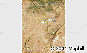 Satellite 3D Map of Harney County