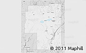 Silver Style 3D Map of Harney County