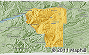Savanna Style 3D Map of Hood River County