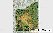 Satellite Map of Jackson County, lighten