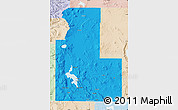 Political Map of Klamath County, lighten