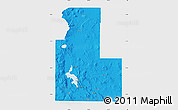 Political Map of Klamath County, single color outside