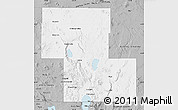 Gray Map of Lake County