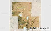 Satellite Map of Lake County, lighten