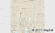 Shaded Relief Map of Lake County