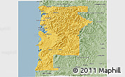 Savanna Style 3D Map of Tillamook County