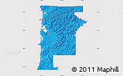 Political Map of Tillamook County, cropped outside
