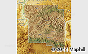 Satellite Map of Wheeler County, physical outside