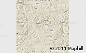 Shaded Relief Map of Wheeler County