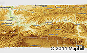 Physical Panoramic Map of Wheeler County