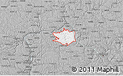 Gray 3D Map of ZIP code 15001